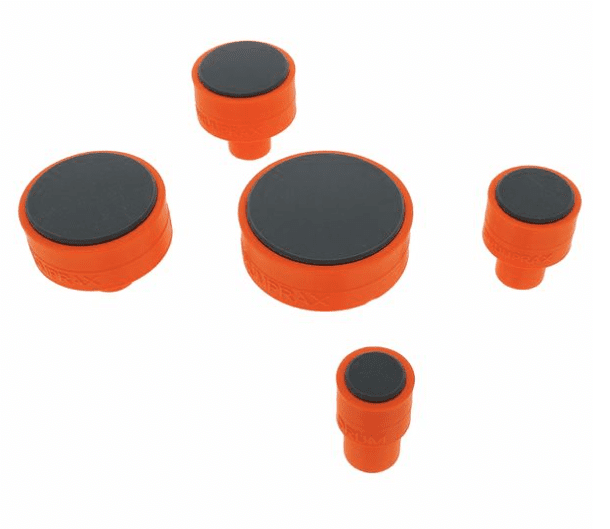 Drumprax Take 5 Practice Pads (in orange colour)