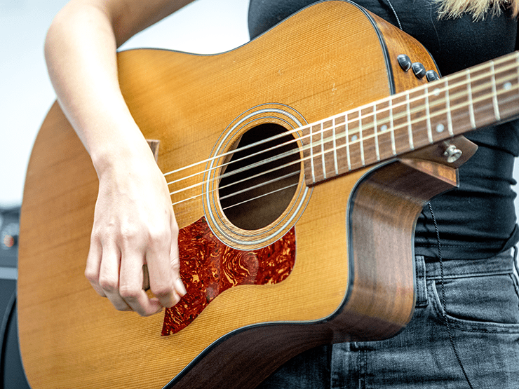il suono di una chitarra
