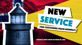 New Service for Customers from Norway
