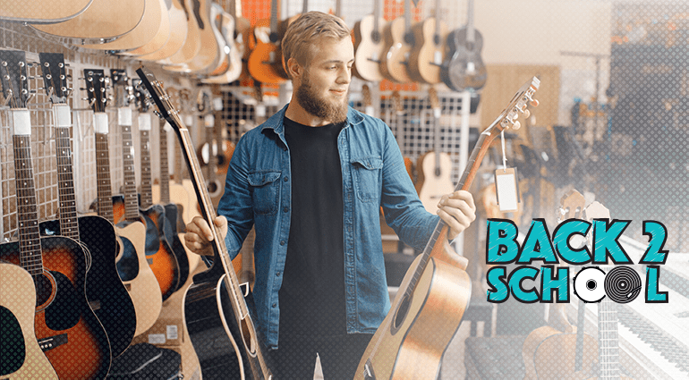 Acoustic shop band instruments