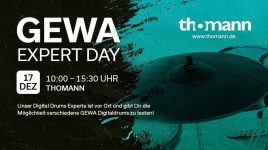 GEWA Digital Drums Expert Day mit Bene Neuner