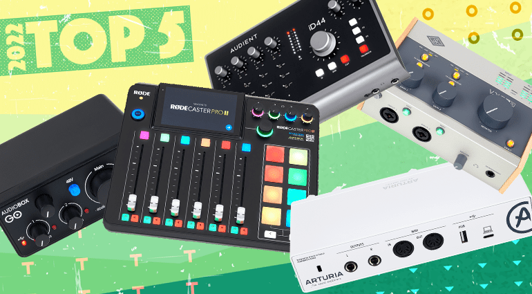 Top 5 audio-interfaces 2022