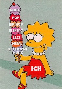 Musikstile Meme Lisa Simpsons