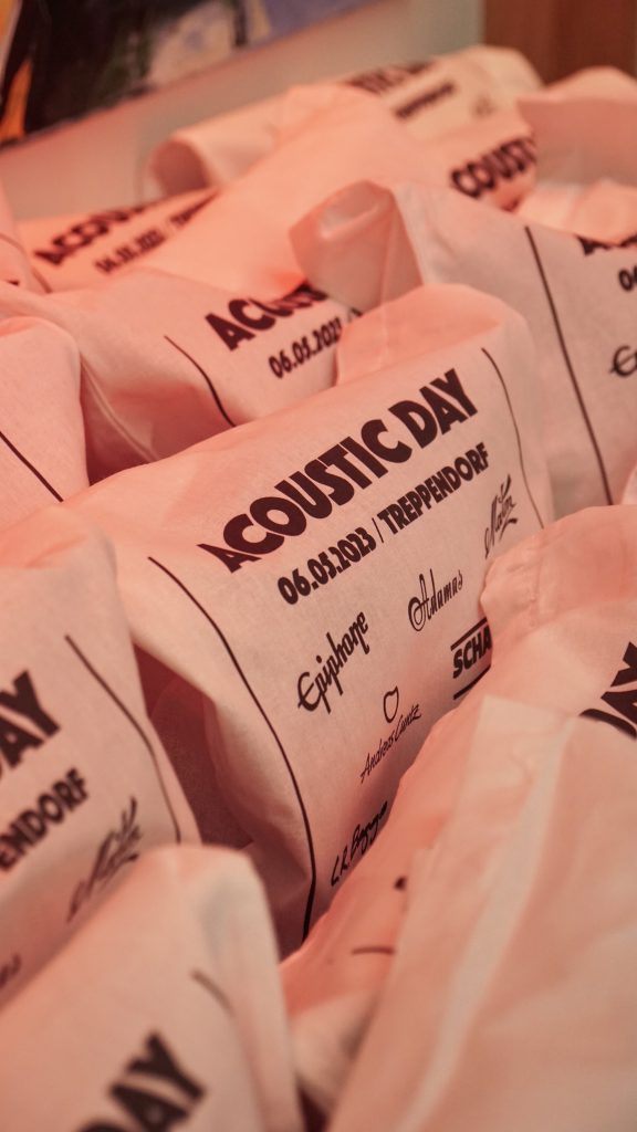 Goodiebags beim Acoustic Day 2023