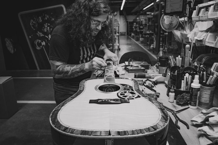 Martin Guitars Werkstatt