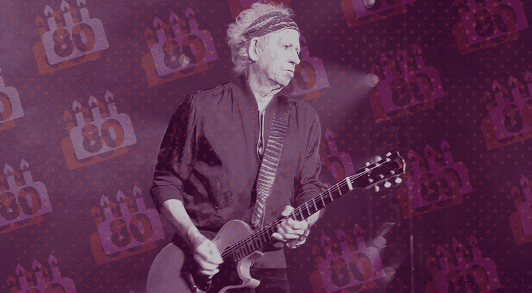 Keith Richards 80. Geburtstag