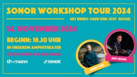 SONOR Drum-Workshop mit BENNY GREB und JOST NICKEL
