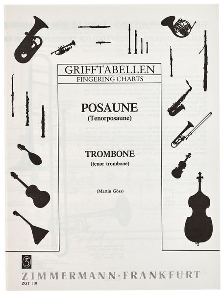 Trombone F Attachment Slide Chart