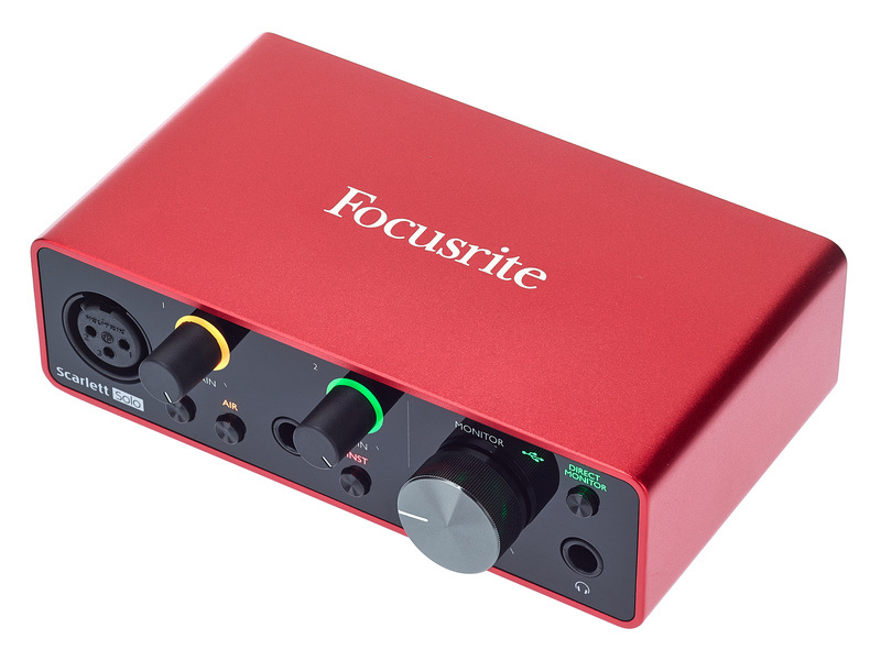 1. Focusrite Scarlett Solo 3rd Gen USB Audio Interface