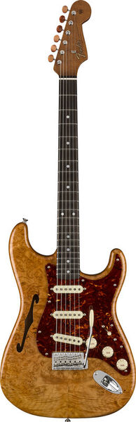Fender Artisan Strat Thinline Burl AN