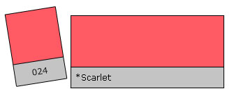 Lee Colour Filter 024 Scarlet