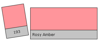 Lee Colour Filter 193 Rosy Amber