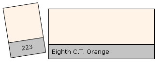 Lee Colour Filter 223 E.C.T.Orange