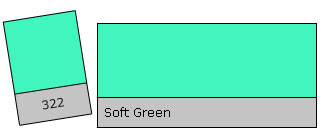 Lee Colour Filter 322 Soft Green
