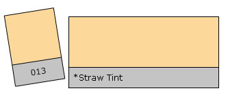 Lee Filter Roll 013 Straw Tint