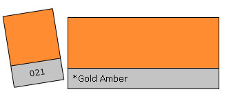 LEE Filter Roll 021 Gold Amber