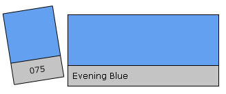 LEE Filter Roll 075 Evening Blue