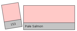 LEE Filter Roll 153 Pale Salmon