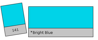LEE Filter Roll 141 Bright Blue