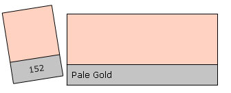 LEE Filter Roll 152 Pale Gold