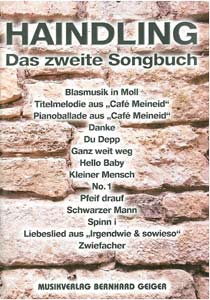 Musikverlag Geiger Haindling Das 2. Songbuch