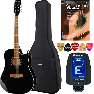 Harley Benton HBD120CEBK Bundle UK