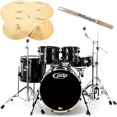 DW PDP Mainstage -Black- Bundle