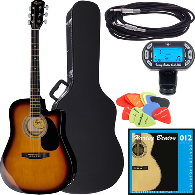 Fender Squier SA-105CE SB Bundle 2