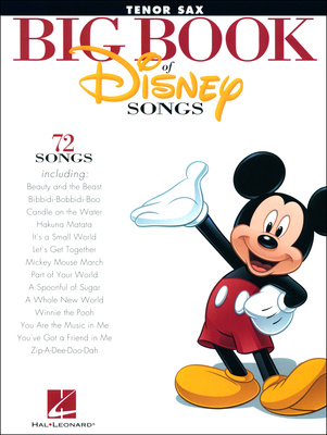 Hal Leonard The Big Book Of Disney Tenors.
