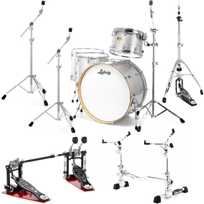 Ludwig Centennial Zep Silver Bundle