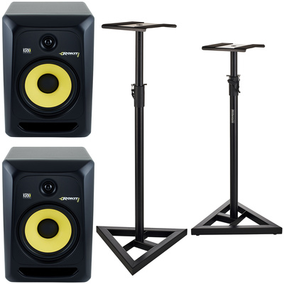 KRK RP8 RoKit G3 Stand Bundle