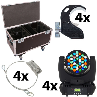 Stairville MH-100 Beam 36x3 LED Mo Bundle