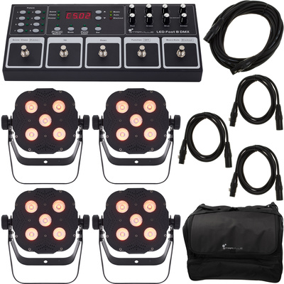 Stairville LED Foot 8 DMX Bundle