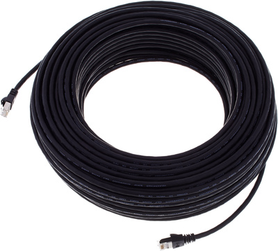 Telegärtner CAT6A Patchkabel 50m, sw