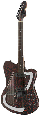 Italia Guitars Sitar Red Crackle