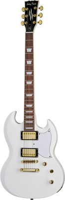 Harley Benton DC-Custom White B-Stock