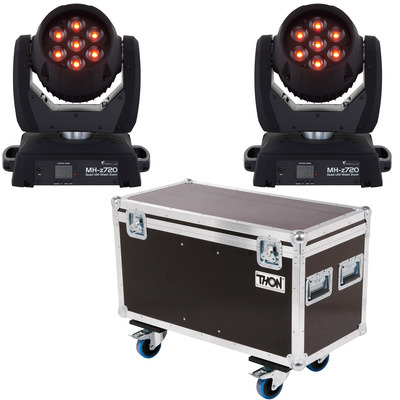Stairville MH-z720 Quad LED Wash Z Bundle