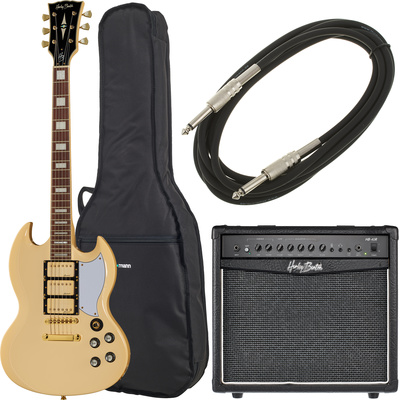 Harley Benton DC-600 VI Vintage Serie Bundle