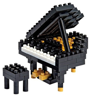 Music Sales Nanoblock: Grand Piano - Black