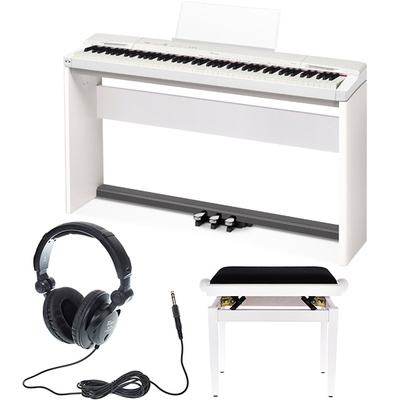 Casio PX-160 WH Privia Deluxe Bundle