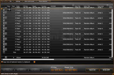 Hofa CD-Burn & DDP Plugin