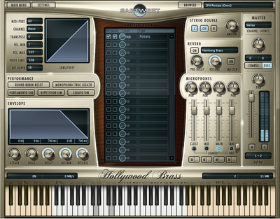 EastWest Hollywood Brass Diamond