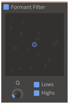 Kilohearts Formant Filter