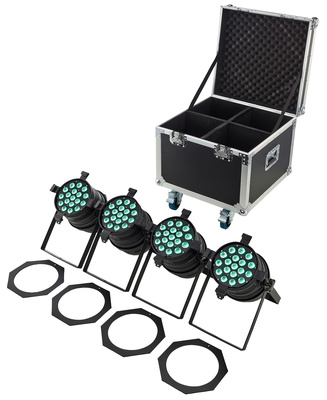 Stairville LED Par 64 CX-3 Tourpack 4 B