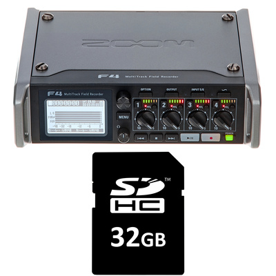Zoom F4 Card Bundle
