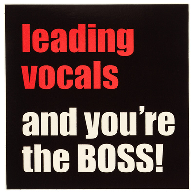 Bandshop Sticker Leading Vocals