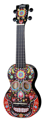 Mahalo Skull Ukulele