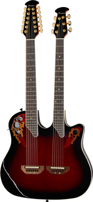 Ovation Elite Double Neck CSE225-RRB