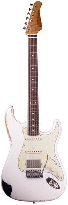 Xotic Guitars XSC-2 Vintage White o Blk RW