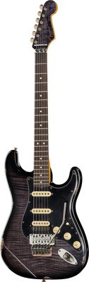 Fender 63 Strat FMT Black Floyd Relic